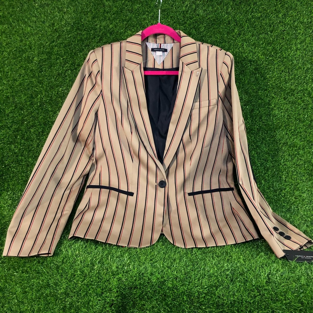 Tommy Hilfiger - Khaki Stripe Blazer